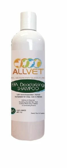 Allvet EFA Deodorizing Shampoo 16oz