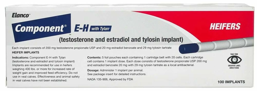 Component E-H W/Tylan 100ds 1 Component E-H W/Tylan 100ds