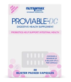Nutramax Proviable® Digestive Health Supplement For Cats & Dogs, 30 Capules