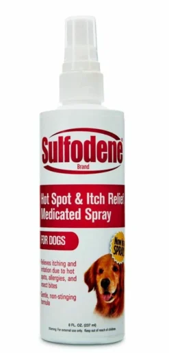 Sulfodene Hot Spot & Itch Relief Medicated Spray 8oz For Dogs.