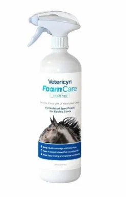 Vetericyn Foam Care Shampoo For Horses 32oz